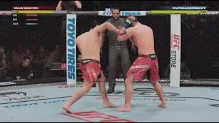 Thumbnail: Islam Makhachev Shocks Khabib with a Brutal Uppercut! 💥