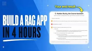 Thumbnail: Build a RAG App From Scratch | OpenAI API & Streamlit