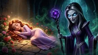 Thumbnail: Sleeping Beauty - The Cursed Princess 🥀 A Stunning 3D Animated Fairy Tale