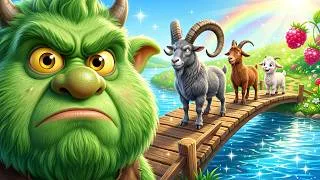 Thumbnail: The Three Billy Goats Gruff & The Troll | 3D Fairy Tale &  Bedtime Story for Kids