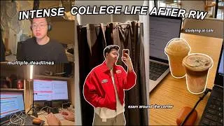 Thumbnail: college vlog 📕 completing deadlines, job hunting, finding a new suit & catching up with school