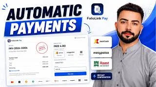 Thumbnail: FolioLink Pay + Automatic JazzCash, Easypaisa & Raast QR Payments | Full Integration