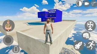 Thumbnail: 😱 Franklin Stuck into Flying Police Station - INDIAN BIKE DRIVING 3D