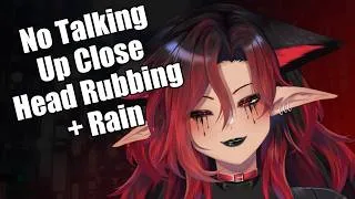Thumbnail: Goth Girlfriend Gives Up Close Head Rubbing ASMR | [Rain][Binaural][3Dio][No Talking][Loop]