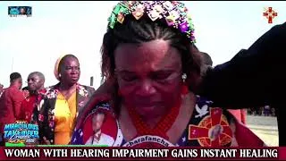 Thumbnail: WOMAN FROM USA 🇺🇸 WITH 40 YEARS HEARING IMPAIRMENT RECEIVES INSTANT HEALING AT THE GLOBAL CRUSADE 
