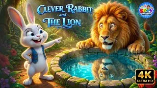 Thumbnail: Rabbit and Lion Story for Kids | English Moral Story | Animated Cartoon | Bedtime Story for Children