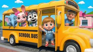 Thumbnail: Wheels On The Bus Song Baby Animals + More Baby Songs & Nursery Rhymes