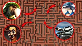 Thumbnail: WHAT ARE ALL THESE ITALIAN BRAINROT DOING IN THE MAZE? In Garry's Mod