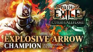 Thumbnail: The Forever UNKILLABLE League Starter Build! - Explosive Arrow Champion Guide [PoE 3.29]