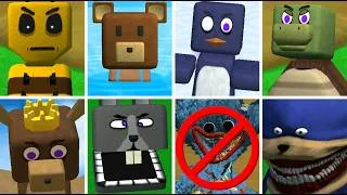 Thumbnail: Escaping Huggy Wuggy & Shin Sonic Tapes in Super Bear Adventure Mod! | 4K 60FPS.