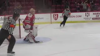 Thumbnail: Harvard Hockey Wins 1-0 in Shootout Over St. Lawrence~Cam Johnson With The Game Winner 12/7/24