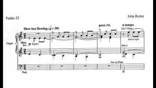 Thumbnail: John Rutter | The Lord is my Shepherd (with score)