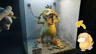 Thumbnail: Diorama of a Realistic Horror Psyduck | Polymer Clay Sculpture