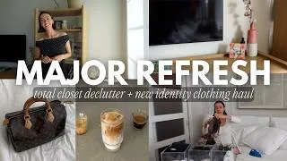 Thumbnail: decluttering & upgrading my *entire closet* because i'm not who i used to be ✨