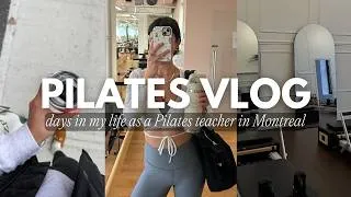 Thumbnail: PILATES TEACHER VLOG 🩰 starting a new job! + my tips for certification, getting hired & compensation