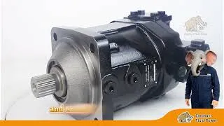 Thumbnail: A6VM107 HA1 T 63W-VZB020A Hydraulic Piston Motor | Rexroth Compatible | Factory Direct