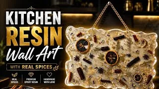 Thumbnail: Full Tutorial of RESIN WALLART| Beautiful Resin Wall Hanging with Real Spices |Step-by-Step Tutorial