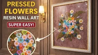 Thumbnail: How To Preserve Pressed flowers In Resin| Step By Step Easy Tutorial| Bubble Free Shiny Results