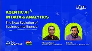 Thumbnail: Agentic AI in Data & Analytics: The Next Evolution of Business Intelligence | Clarence x Ravit Show