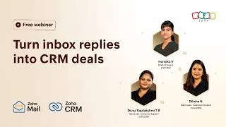 Thumbnail: [Webinar] Zoho Mail X Zoho CRM: Turn inbox replies into sales.