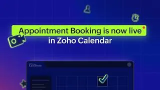 Thumbnail: Meet smarter with Zoho Calendar's Appointment Booking
