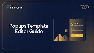 Thumbnail: Pop-ups template editor guide | Design and customize pop-ups