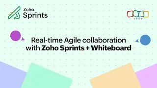 Thumbnail: Real-time Agile Collaboration: Zoho Sprints + Whiteboard