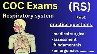Thumbnail: Medical Surgical practice exam questions (RS) Respiratory system #coc /exit exams