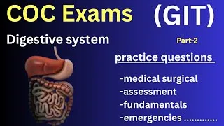 Thumbnail: Medical Surgical practice exam questions (GIT) #coc /exit exams  part-2