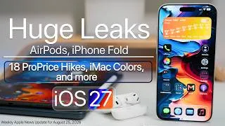 Thumbnail: AirPods Leak, iPhone 18 Pro, Ultra, iOS 27 and more