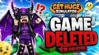 Thumbnail: 🏝️Get Huge Simulator got deleted? 😳😭