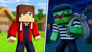 Thumbnail: MAIZEN : Baby JJ vs. Thief! - Minecraft Animation JJ & Mikey