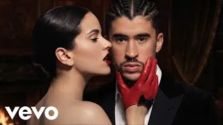 Thumbnail: BAD BUNNY x ROSALÍA - Fuego Lento (official music lyrics)