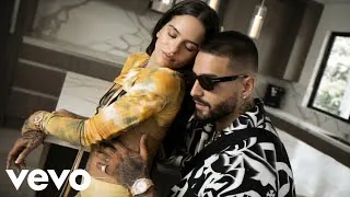 Thumbnail: MALUMA x ROSALÍA - Baila Conmigo (official music lyrics)