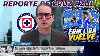 Thumbnail: Reporte de Cruz Azul: Erik Lira VUELVE a Entrenarse con La Maquina | Mozo TITULAR el Domingo