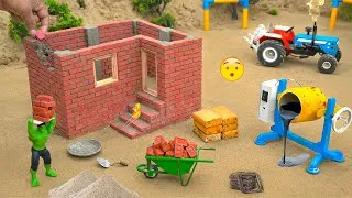 Thumbnail: Mini Bricks House Construction | Diy Tractor Building Elevated House Science project@zoncreator