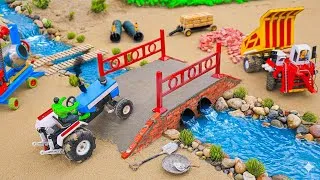 Thumbnail: diy build mini truck an excavator making home pipe bridge science project @zoncreator 