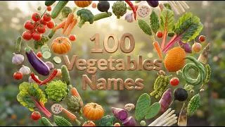 Thumbnail: 100 Vegetables You Must Know! (Can You Guess Them All?)