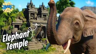 Thumbnail: I Built a Tropical Bornean Elephant Habitat in Planet Zoo