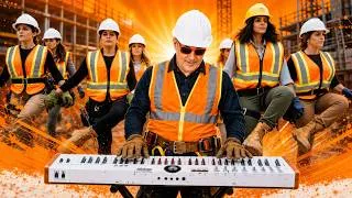Thumbnail: Construction Crew Dabke! 💥 Arabic Dance!  دبكه شغل