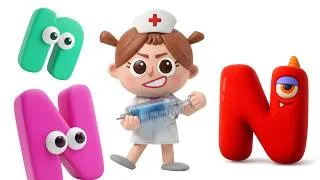 Thumbnail: I’m N Monster l Alphabet Monster Letter N Song (3D)