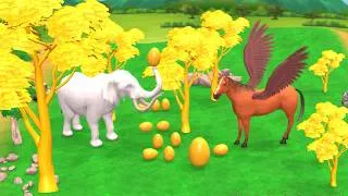 Thumbnail: पंखों वाला घोड़ा और सुनहरा अंडा | Winged Horse and the Golden Egg | Hindi Moral Stories | ZooZoo TV