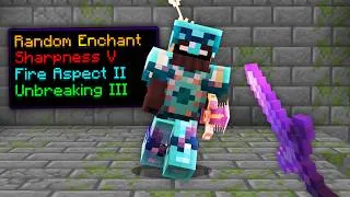Thumbnail: Minecraft Hunger Games, But Every Kill Gives A RANDOM Enchant