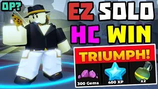 Thumbnail: SOLO Hardcore Triumph with Golden Crook Boss + Full Guide | TDS Tower Defense Simulator