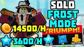 Thumbnail: SOLO Frost Mode Coin Grind Triumph with Kingpin + Full Guide | TDS Tower Defense Simulator