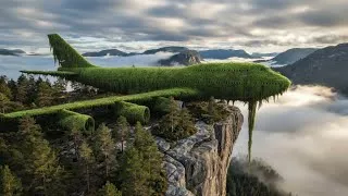 Thumbnail: Airplane Abandoned for Decades in Forest transformed into a Luxury Cliffside Mansion