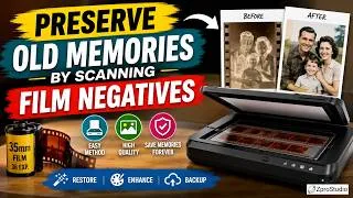 Thumbnail: Convert Film Negatives to Digital Photos at Home #FilmNegatives #PhotoScanning