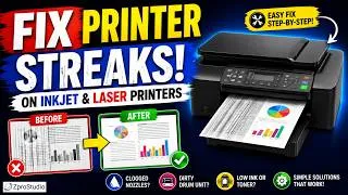 Thumbnail: How to Fix Printer Streaks (Step-by-Step Guide) #printer #printerfix