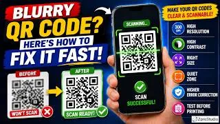 Thumbnail: How to Fix a Blurry QR Code (Make It Scan Again) #qrcode #qrcodefix #blurryqrcode