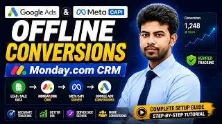 Thumbnail: Monday.com CRM Offline Conversion Tracking for Google Ads & Meta CAPI